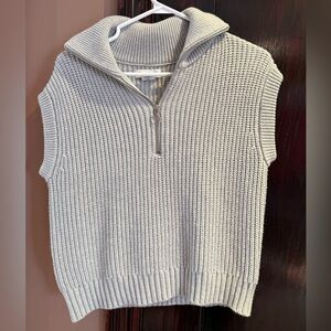 Rachel Zoe Light Gray Cowl Neck Sweater